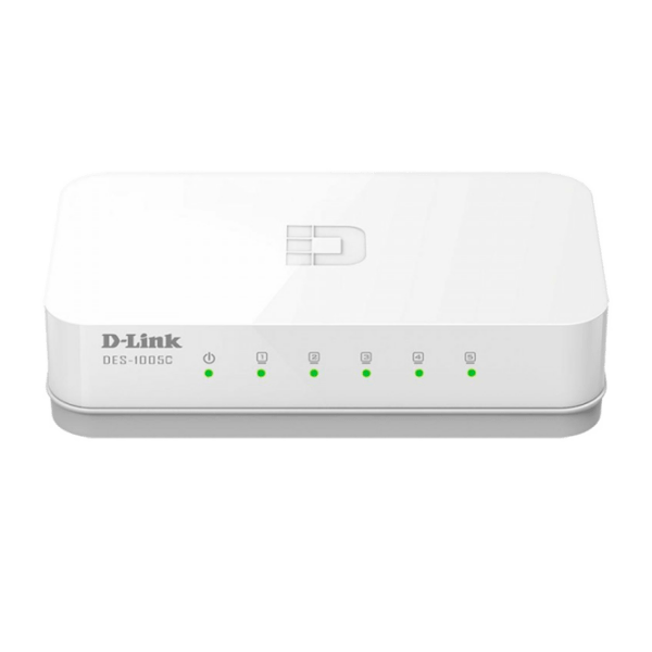 Switch D-Link DES-1005C/ B1A White 1 Gbit/ s photo 1