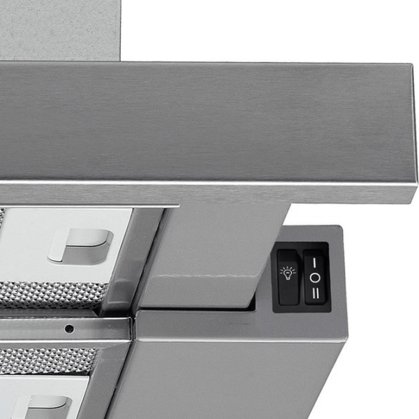 Hotă Whirlpool AKR 5390/1 IX Inox 60 cm, Recirculare, 304 m³/h photo 2