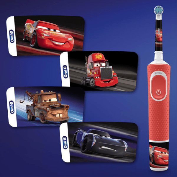 Periuță de dinți electrică Braun D100.413.2K Cars Red  photo 5