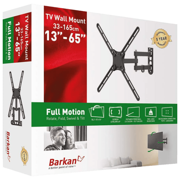 Suport TV Barkan E3433 Black VESA 400 x 400 mm photo 2
