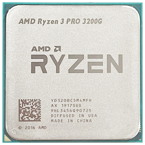 Процессор AMD Ryzen 3 PRO 3200G 3.60 ГГц - 4.00 ГГц OEM + Cooler Radeon Vega 8 Graphic photo 2