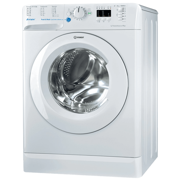 Mașină de spălat Indesit BWSE 61052 W UA White 6 kg, 1000 rpm, A++ photo 1