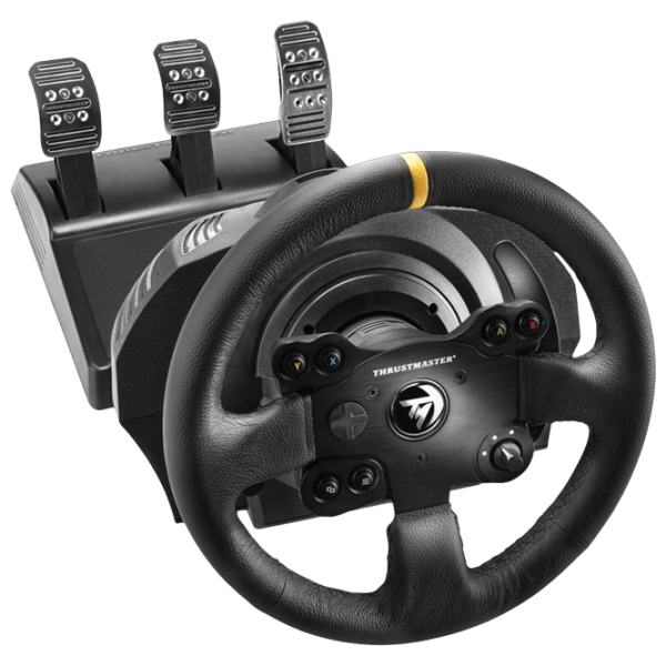 Volan Thrustmaster TX Racing Wheel Leather Edition Black Cu fir / buttons photo 2