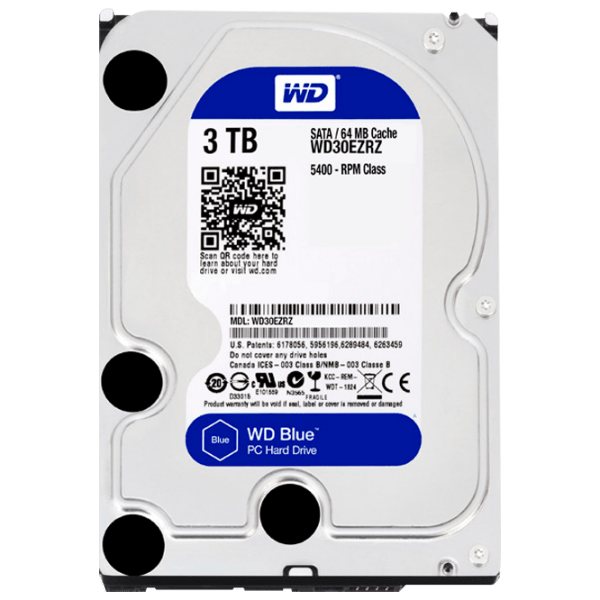 HDD Western Digital Caviar Blue 3.5'' 3 ТБ  photo 1