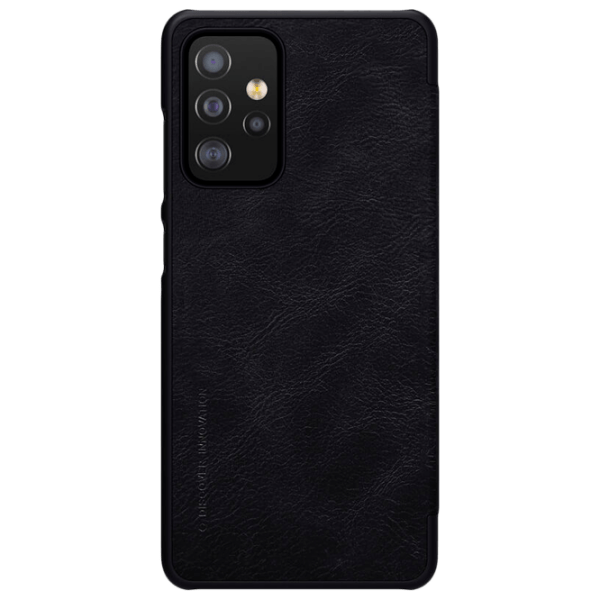 Чехол для смартфона Samsung Galaxy A52 (QIN) Черный Nillkin, Кожа, Flip Cover photo 1
