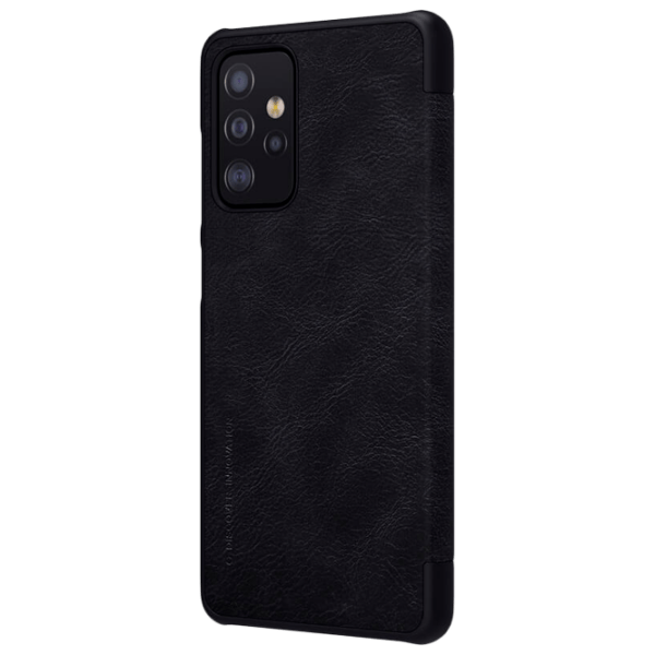 Чехол для смартфона Samsung Galaxy A52 (QIN) Черный Nillkin, Кожа, Flip Cover photo 4