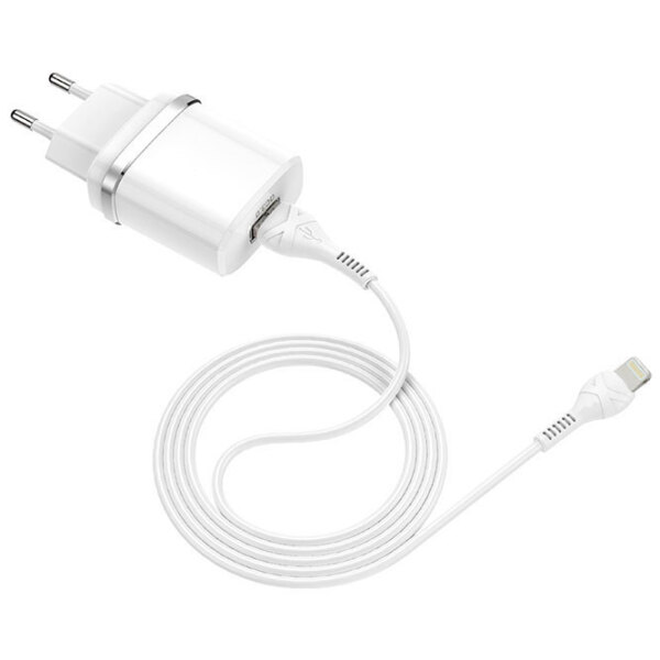 Сетевое зарядное устройство EVO USB QC3.0 (Lightning) (18 Вт) Белый 3 A / Белый photo 4