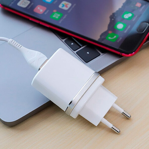 Сетевое зарядное устройство EVO USB QC3.0 (Lightning) (18 Вт) Белый 3 A / Белый photo 5