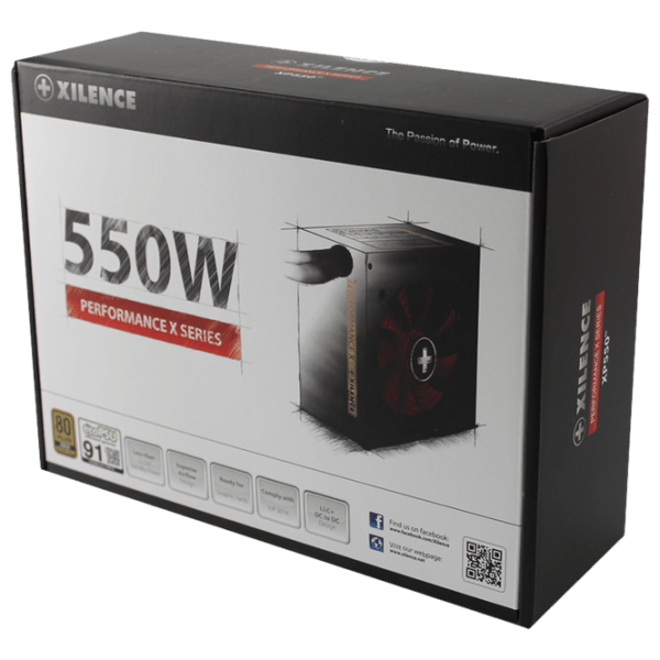Sursa de alimentare ATX 12V v2.4 Xilence XP550R9 550 W Black  photo 4