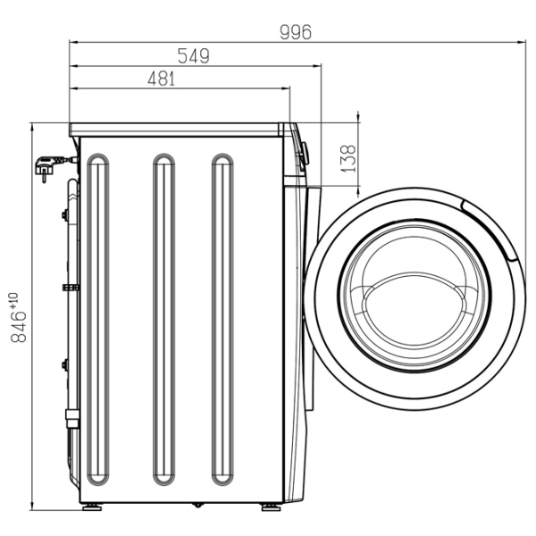 Mașină de spălat Atlant СМА-75C1213-01 White 7.5 kg, 1200 rpm, A+++ photo 5