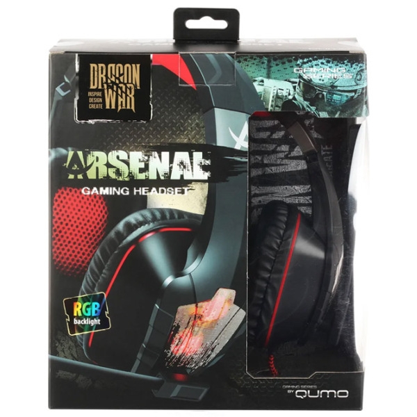 Căști Qumo Protector Black Cu fir/ Gaming/ Over the ear photo 7