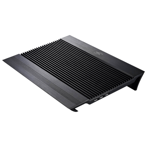 Охлаждающая подставка Deepcool N8 Черный Диагональ дисплея - 17"/ Материал корпуса - Алюминий photo 1