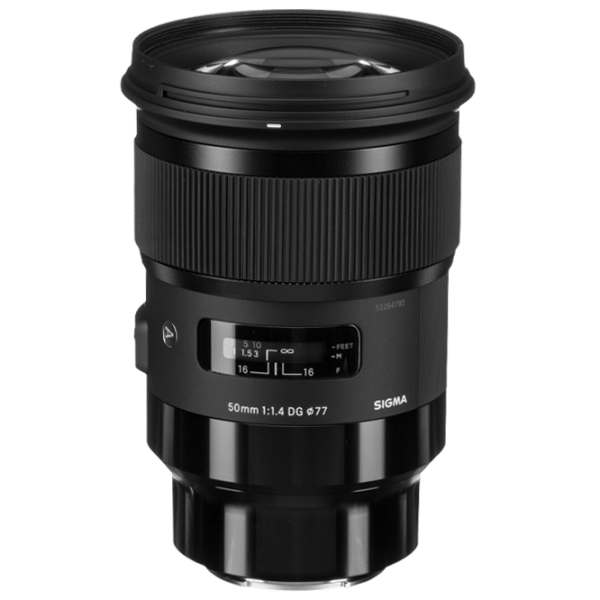 Obiectiv Sigma AF 50mm f/ 1.4 DG HSM ART F/ Sony-A, Black  photo 1