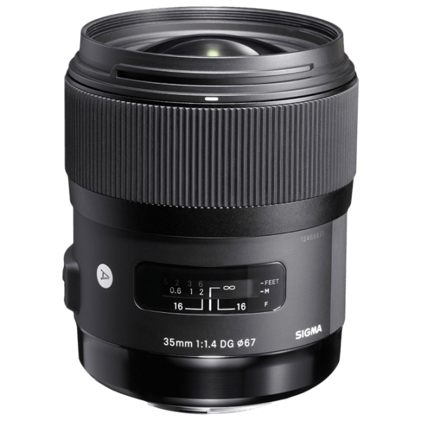 Prime Lens Sigma AF 35mm f/1.4 DG HSM ART F/Sony-A Black  photo 1