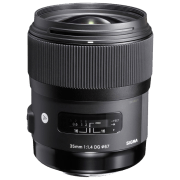 Prime Lens Sigma AF 35mm f/1.4 DG HSM ART F/Sony-A Black 
