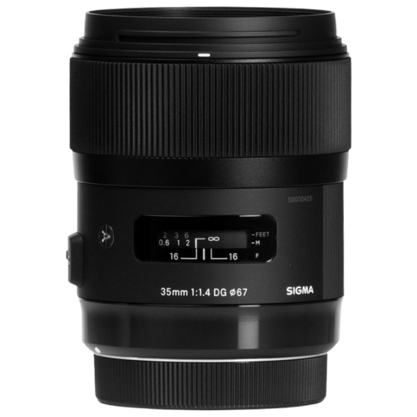 Prime Lens Sigma AF 35mm f/1.4 DG HSM ART F/Sony-A Black  photo 2