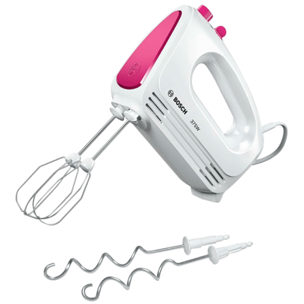 Mixer Bosch MFQ2210P White 375 W, Numărul de viteze: 4, Regim turbo photo 2