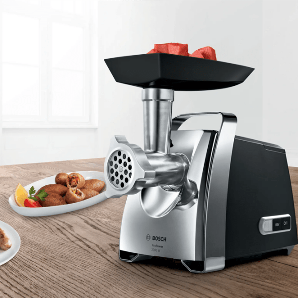 Mașină de tocat carne Bosch MFW67450 Black 700 W/ 2000 W, 3.5 kg/ min photo 7