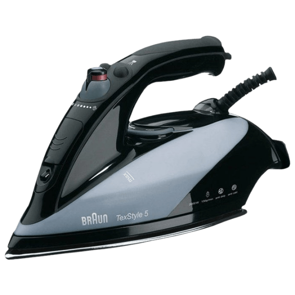 Fier de călcat Braun TS545S Black 2000 W, 30 g/ min, 0.3 l, Saphir photo 1