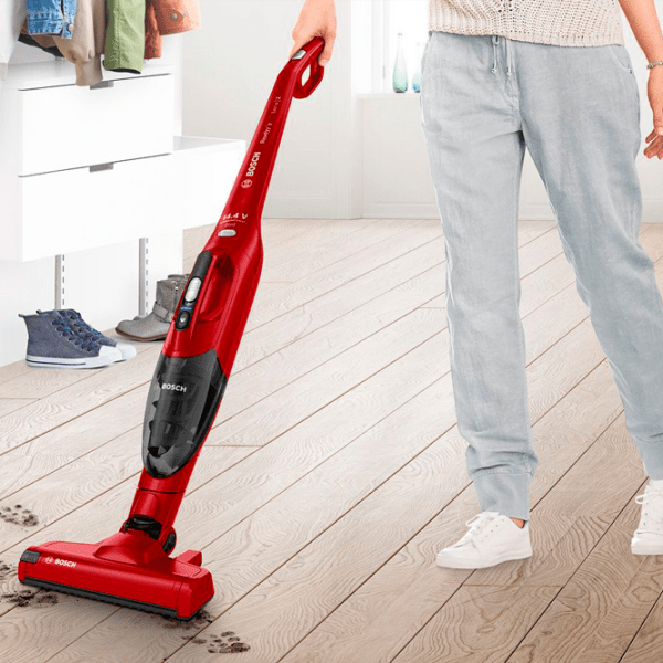 Вертикальный пылесос Bosch BBHF214R Красный  | Сухая | Контейнер | 0.4 л photo 6
