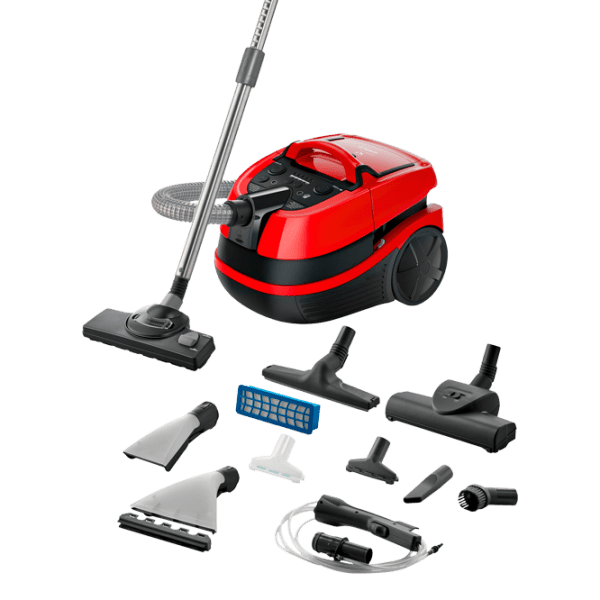 Aspirator cu spălare Bosch BWD421PET Red 2100 W | Umedă | Sac | 2.5 l photo 4