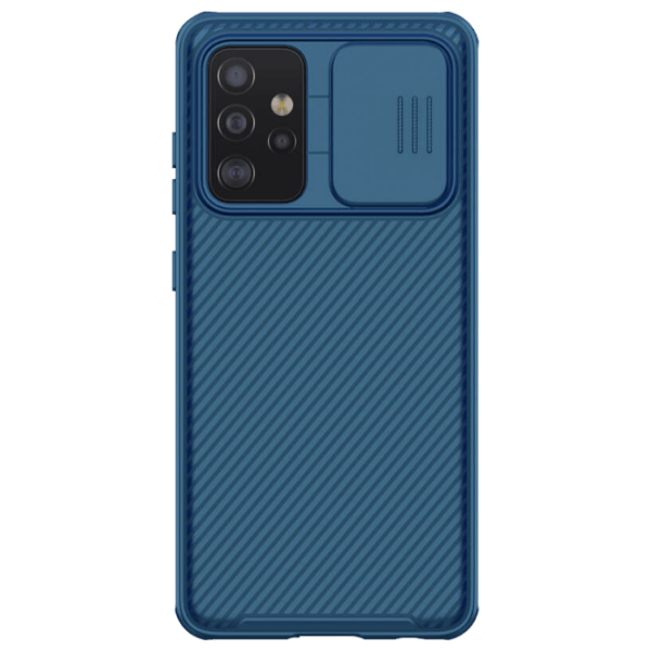 Husă pentru smartphone Samsung Galaxy A52 (CamShield Pro) Blue Nillkin, PC, photo 1