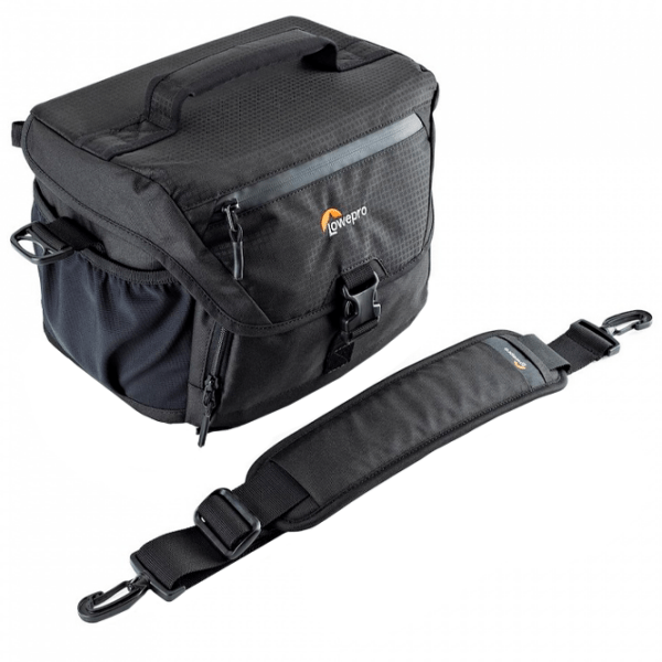Сумка для фотоаппарата Lowepro Nova 180 AW II Черный Текстиль photo 2