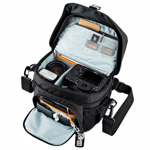 Сумка для фотоаппарата Lowepro Nova 180 AW II Черный Текстиль photo 3