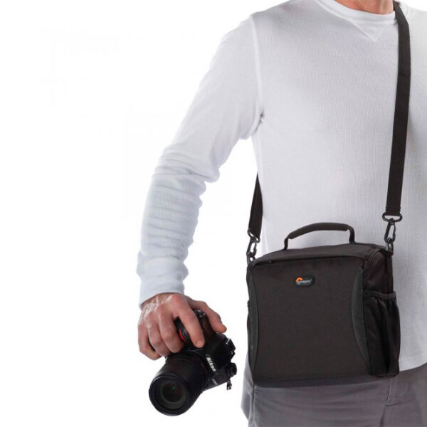 Сумка для фотоаппарата Lowepro Format 160 Черный Текстиль photo 5