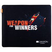 Коврик для мышки Canyon MP-5 Черный 350 x 250 x 3 мм