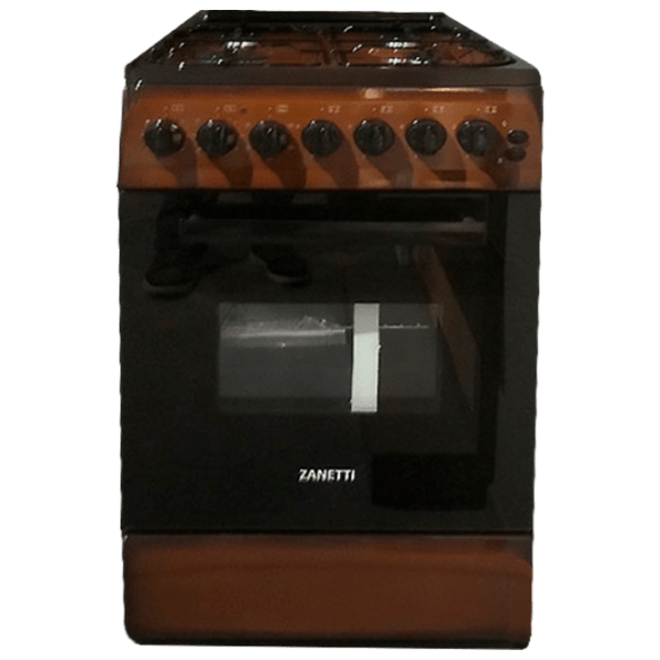 Aragaz Zanetti Z6000 E TDF Brown Tipul plitei: Pe gaz, 54 l, Tipul cuptorului: Electric photo 1