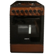 Aragaz Zanetti Z6000 E TDF Brown Tipul plitei: Pe gaz, 54 l, Tipul cuptorului: Electric