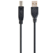 Cablu de date Cablexpert CCP-USB2-AMBM-10 USB Type-A/ USB Type-B Black 