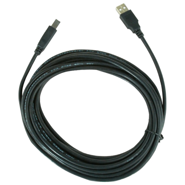 Cablu de date Cablexpert CCP-USB2-AMBM-10 USB Type-A/ USB Type-B Black  photo 3