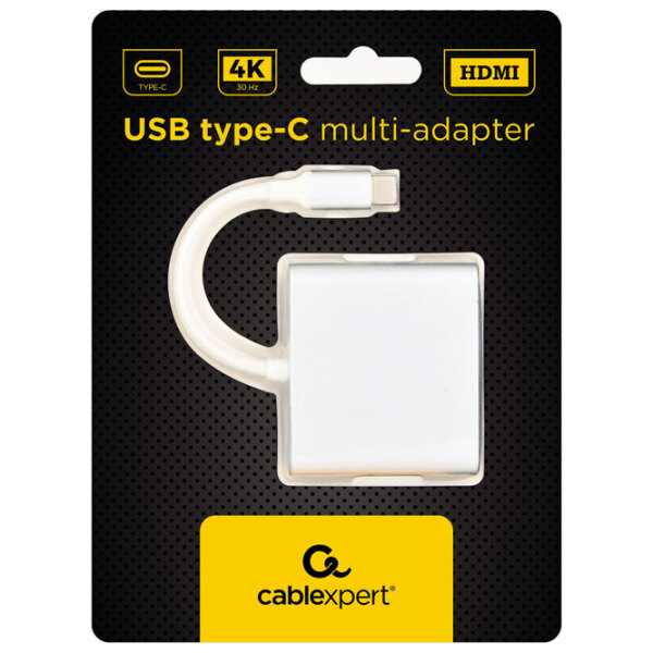 Adapter Cablexpert A-CM-HDMIF-02-SV Silver USB Type-C photo 2