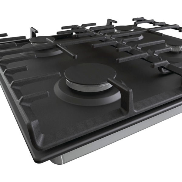 Газовая варочная панель Gorenje G 642 AB Черный Эмалированная сталь, Решетка: Чугунная photo 8