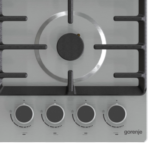 Газовая варочная панель Gorenje G 642 ABX Нержавеющая сталь Нержавеющая сталь, Решетка: Чугунная photo 6