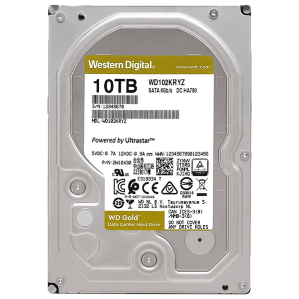 HDD Western Digital Gold Enterprise 3.5'' 10 TB  photo 3