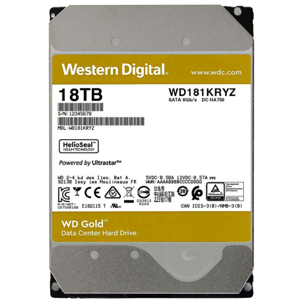 HDD Western Digital Gold Enterprise 3.5'' 18 TB  photo 3