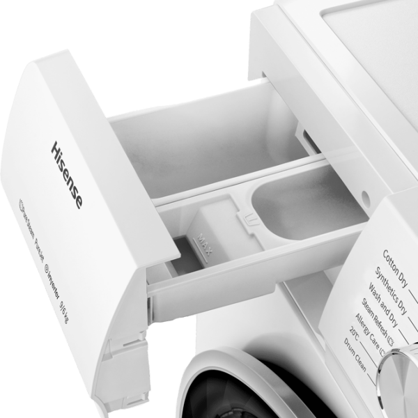 Mașină de spălat cu uscător Hisense WDQY9014EVJM White 9 kg, 1400 rpm, A photo 7