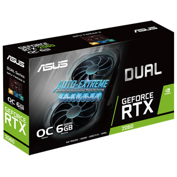 Видеокарта Asus GeForce RTX 2060 Dual EVO OC 6 ГБ  photo 7