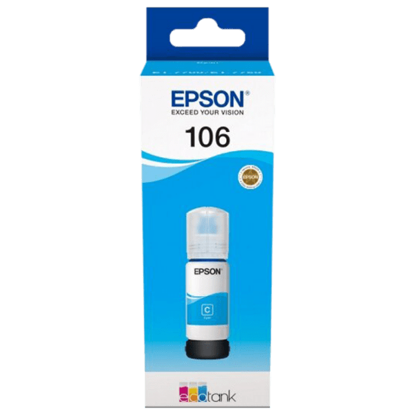 Cerneală pentru imprimantă Epson 106 Cyan  photo 1