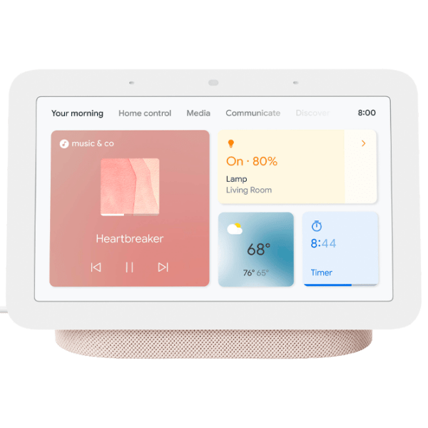 Boxă smart Google Nest Hub (2nd Gen) Sand  photo 1