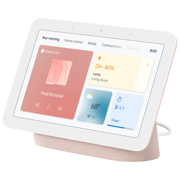 Boxă smart Google Nest Hub (2nd Gen) Sand  photo 2