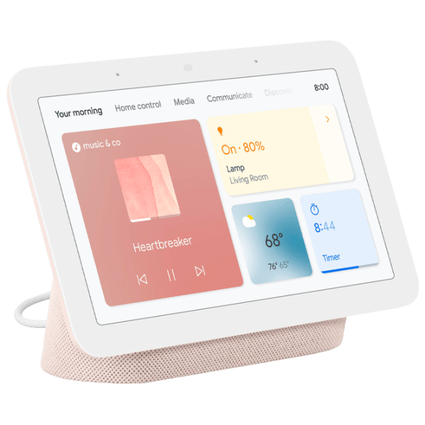 Boxă smart Google Nest Hub (2nd Gen) Sand  photo 3