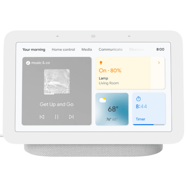 Boxă smart Google Nest Hub (2nd Gen) Silver  photo 1