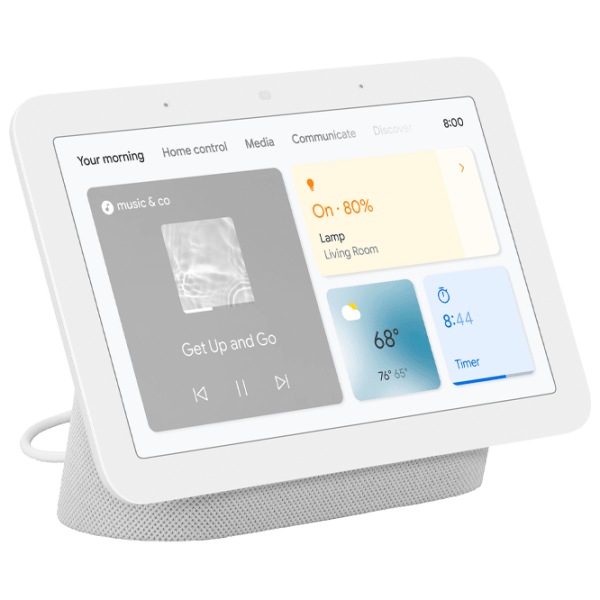 Boxă smart Google Nest Hub (2nd Gen) Silver  photo 2