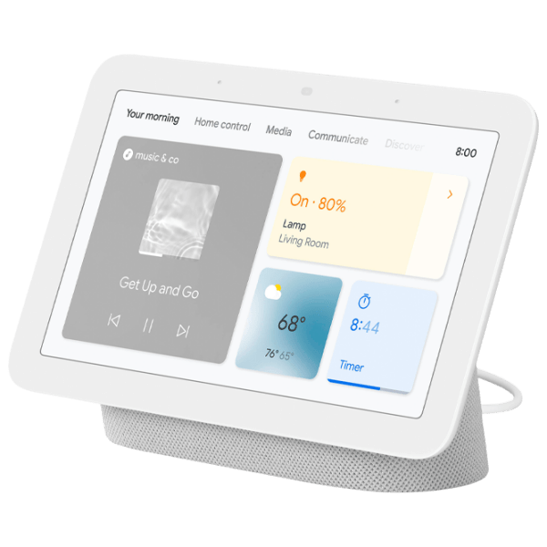 Boxă smart Google Nest Hub (2nd Gen) Silver  photo 3