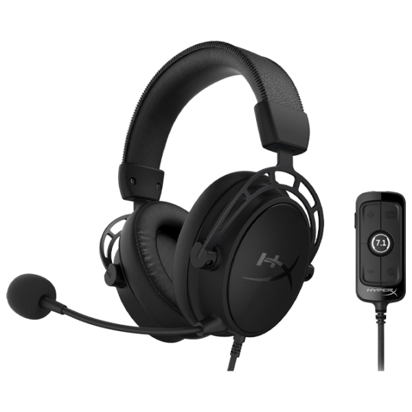 Căști HyperX Cloud Alpha S Blackout Black Cu fir/ Gaming/ Over the ear photo 5