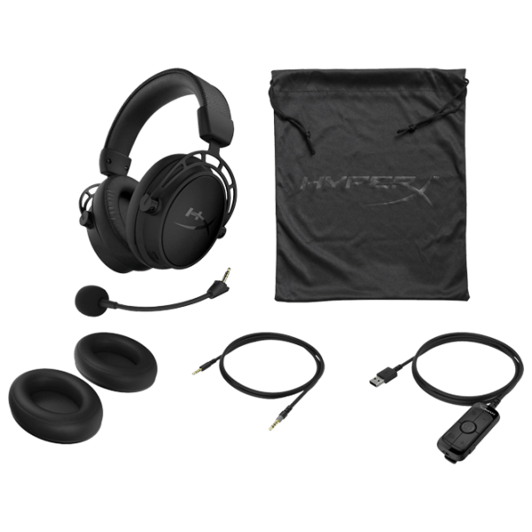 Căști HyperX Cloud Alpha S Blackout Black Cu fir/ Gaming/ Over the ear photo 6